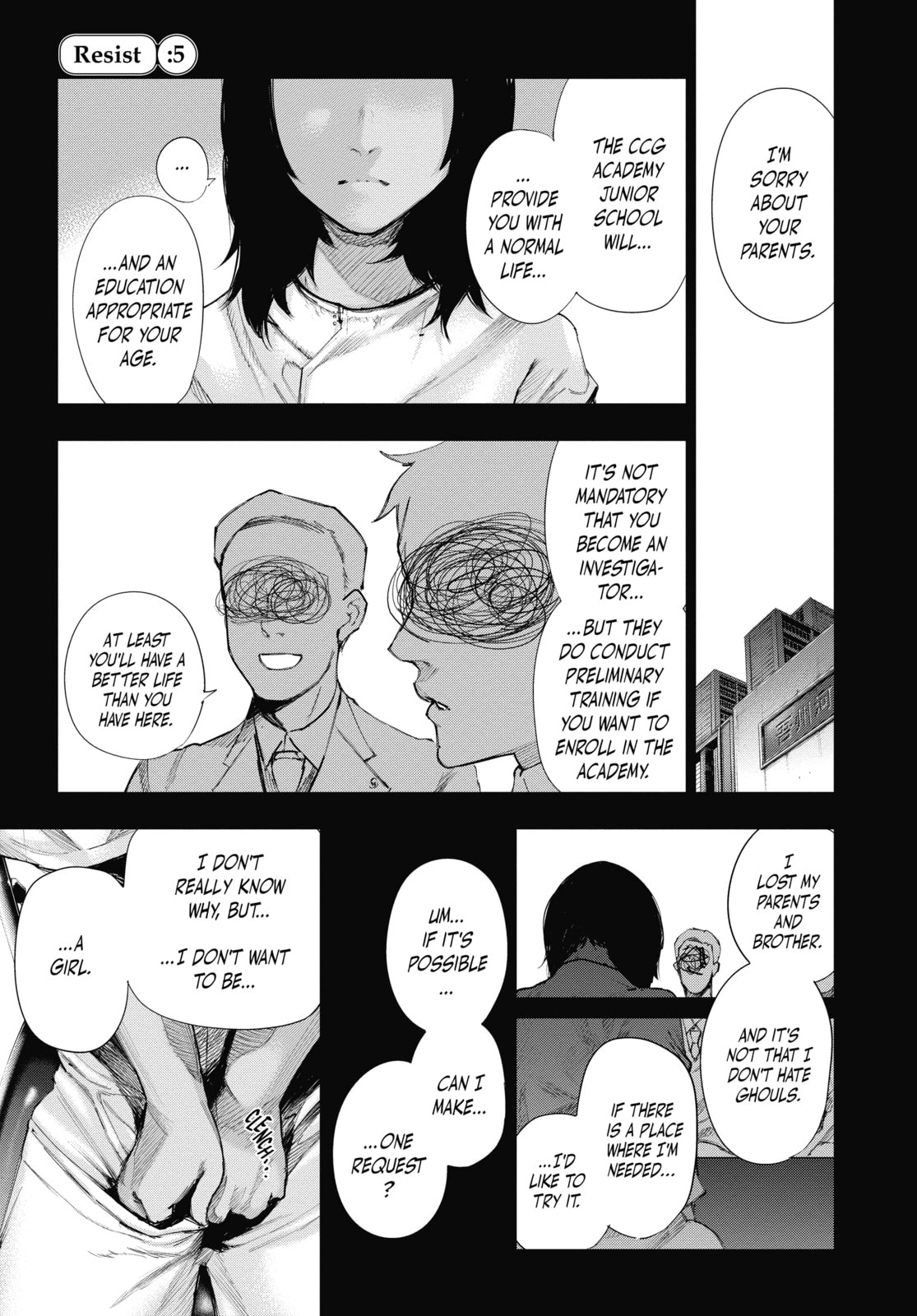 Read Tokyo Ghoul:re chapter 5 image 0 on Lezhin