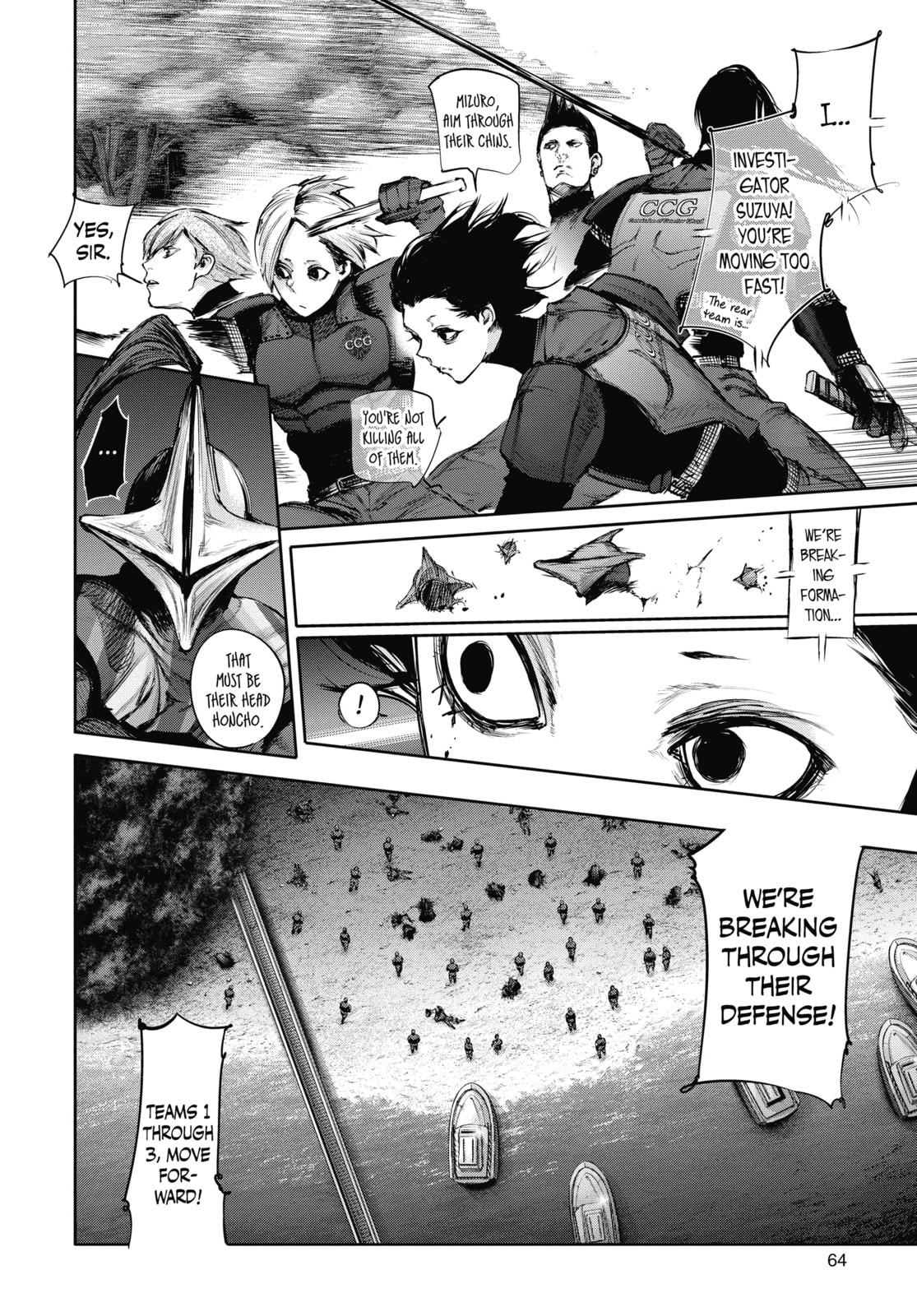 Read Tokyo Ghoul:re chapter 67 image 3 on Lezhin