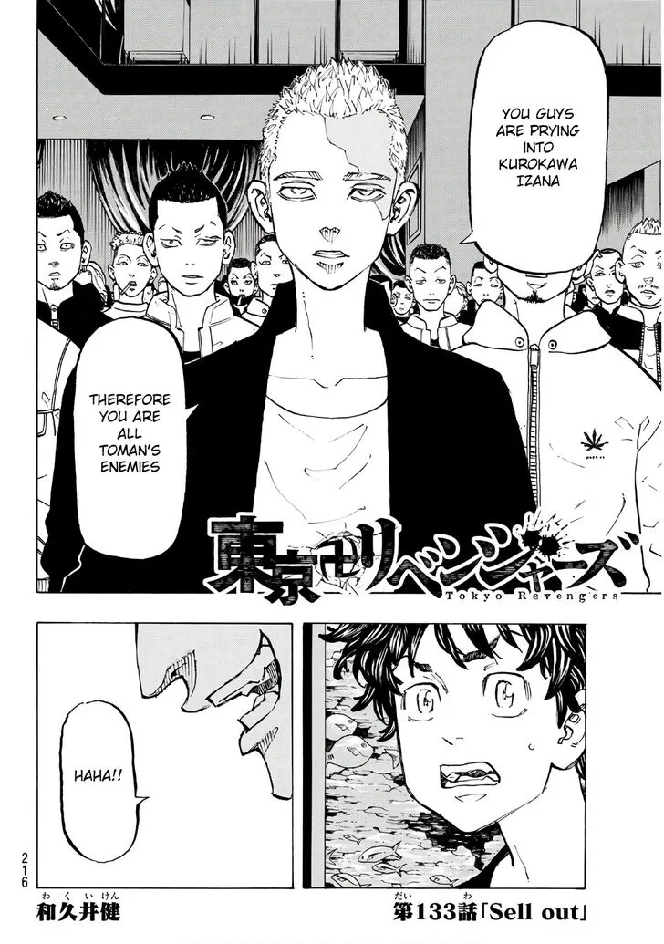 Read Tokyo Revengers chapter 133 image 2 on Lezhin
