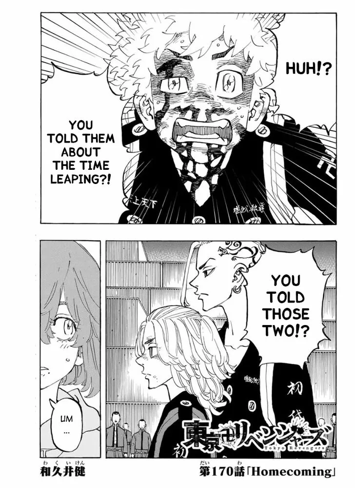 Read Tokyo Revengers chapter 170 image 1 on Lezhin