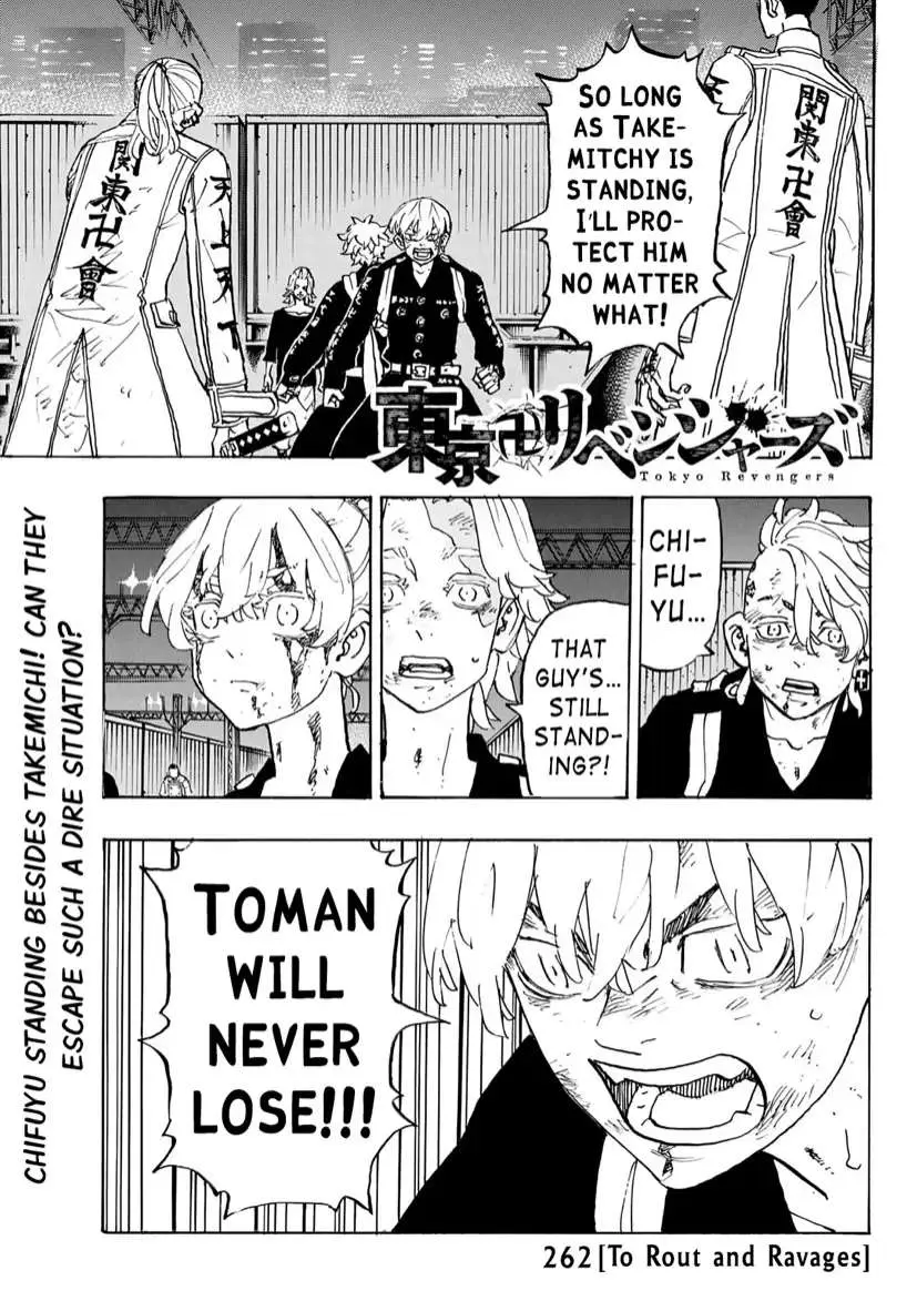 Read Tokyo Revengers chapter 262 image 1 on Lezhin