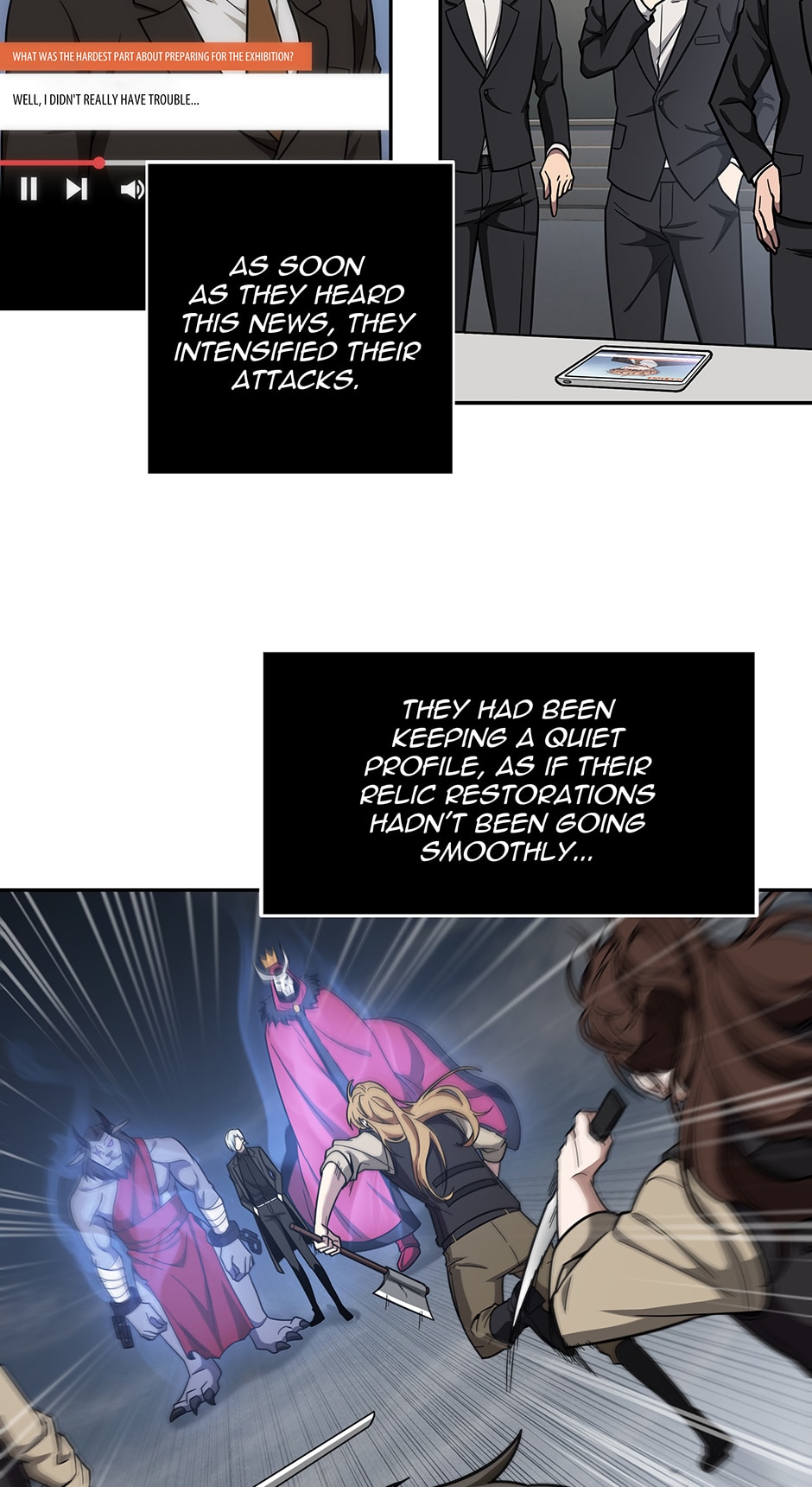 Read Tomb Raider King chapter 253 image 8 on Lezhin