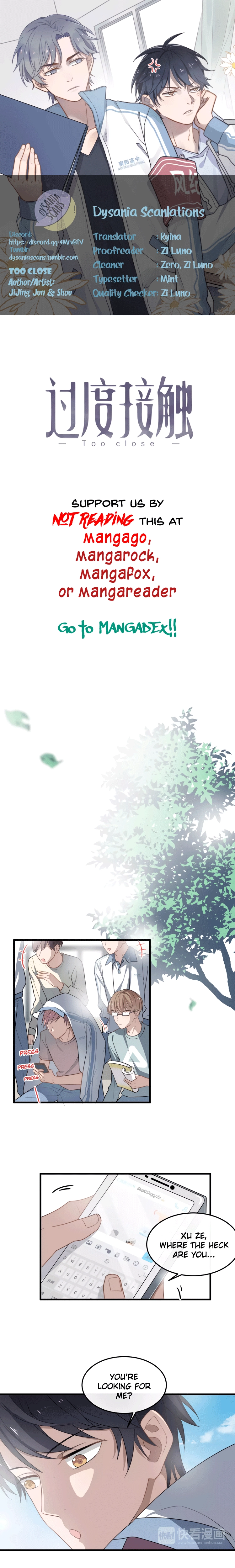 Read Too Close chapter 14 image 0 on Lezhin