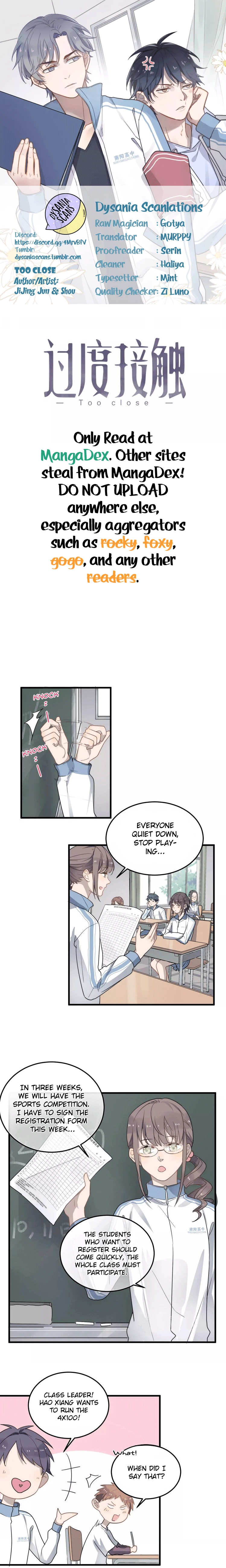 Read Too Close chapter 8 image 0 on Lezhin
