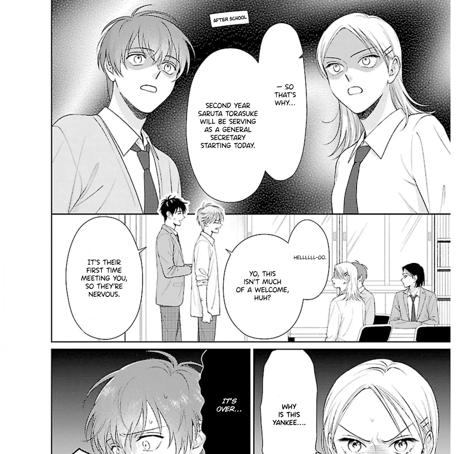 Read Toratsuki-Kaicho, Teawase Negaimasu!! chapter 2 image 17 on Lezhin