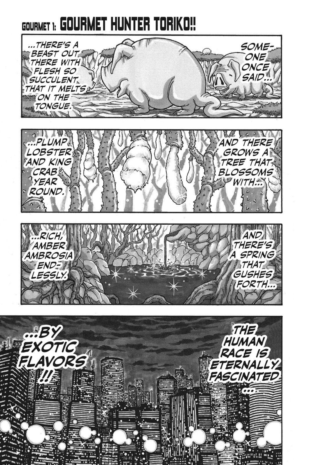 Read Toriko chapter 1 image 1 on Lezhin