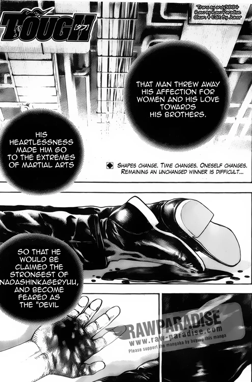Read TOUGH chapter 315 image 0 on Lezhin