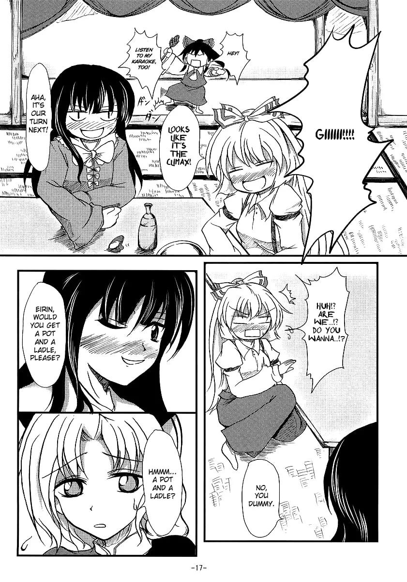 Read Touhou - Yopparai in Eientei chapter 0 image 15 on Lezhin