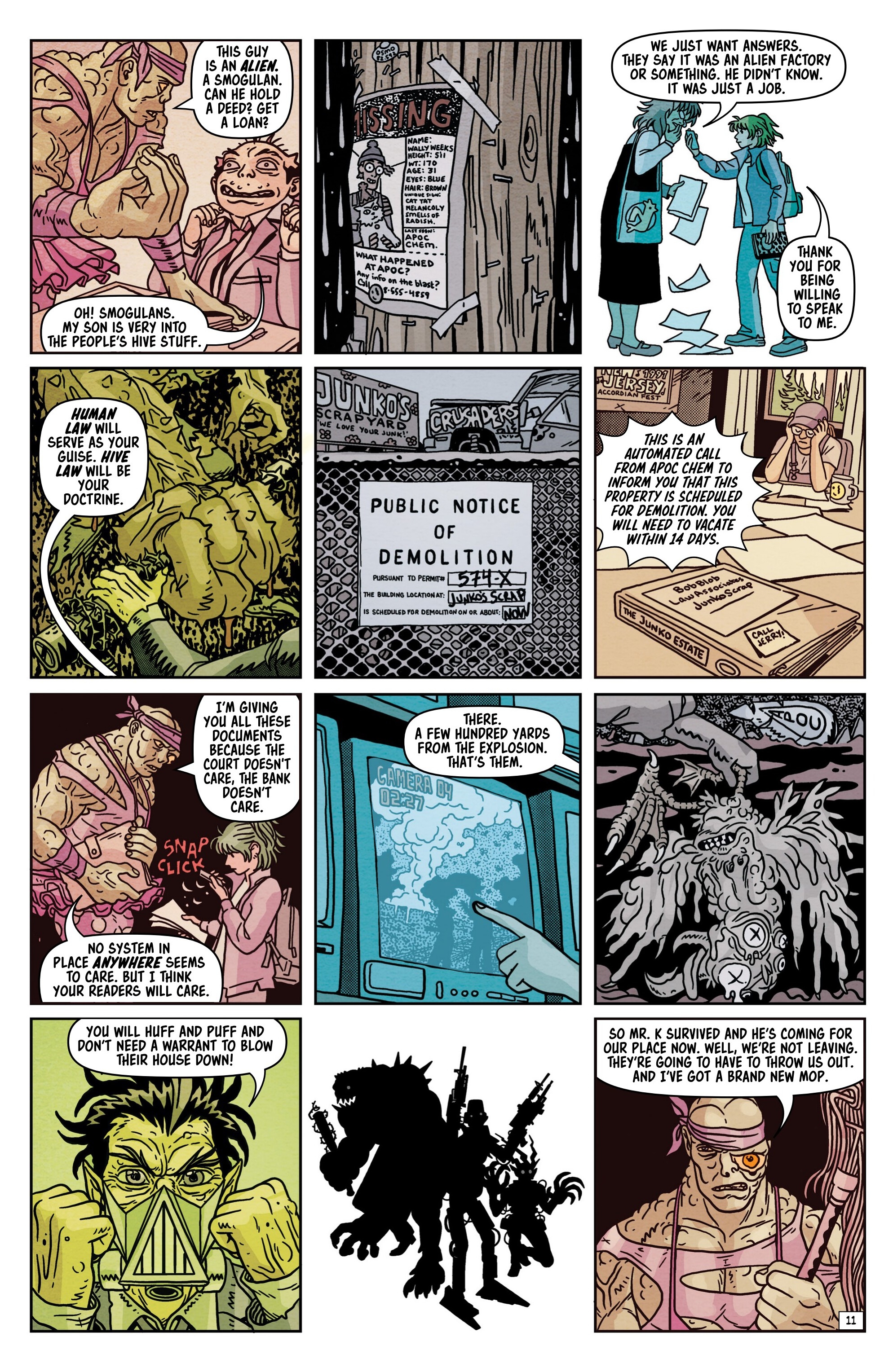 Toxic Crusaders Chapter 3 page 13 - 