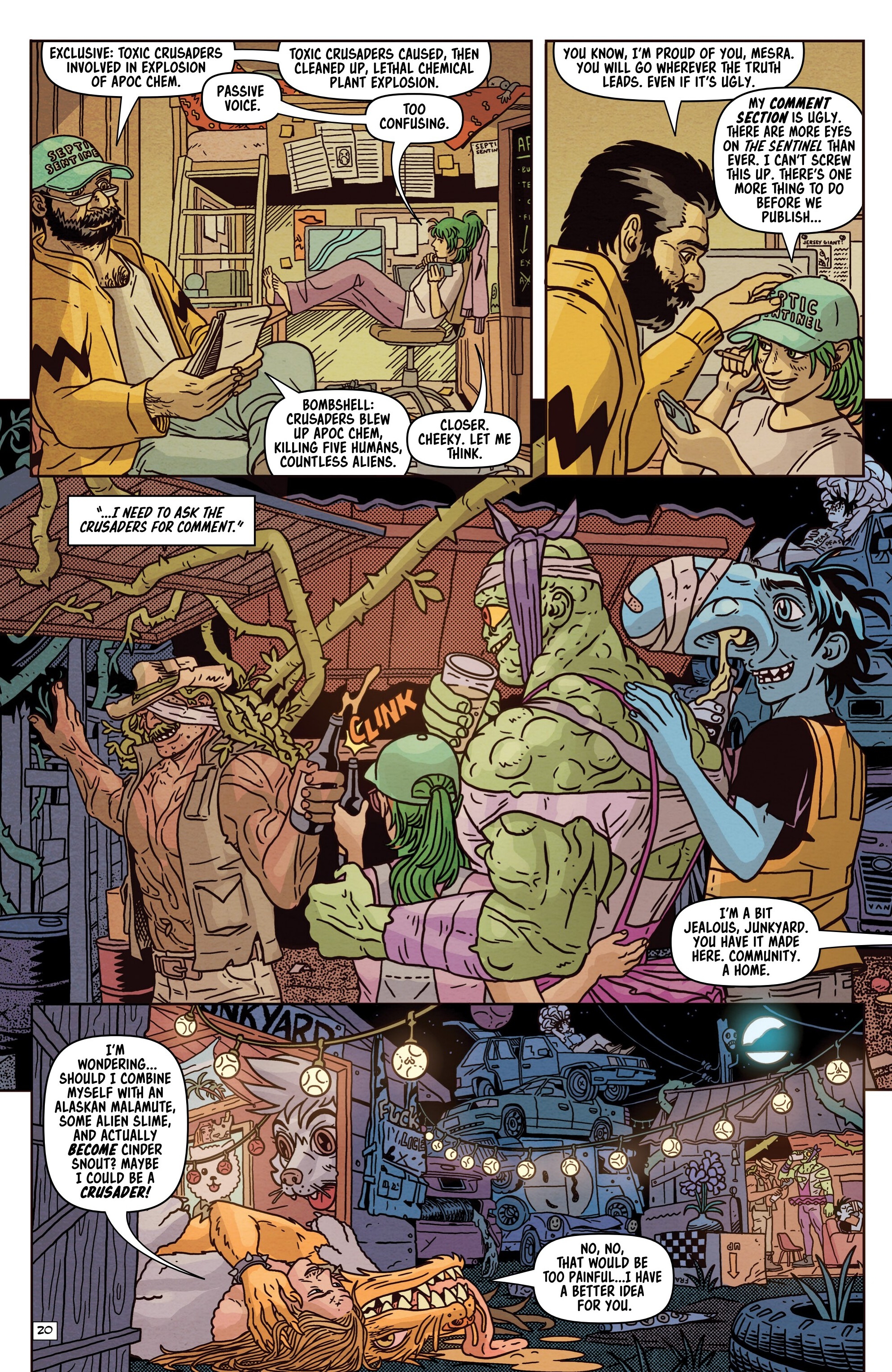 Toxic Crusaders Chapter 3 page 22 - 