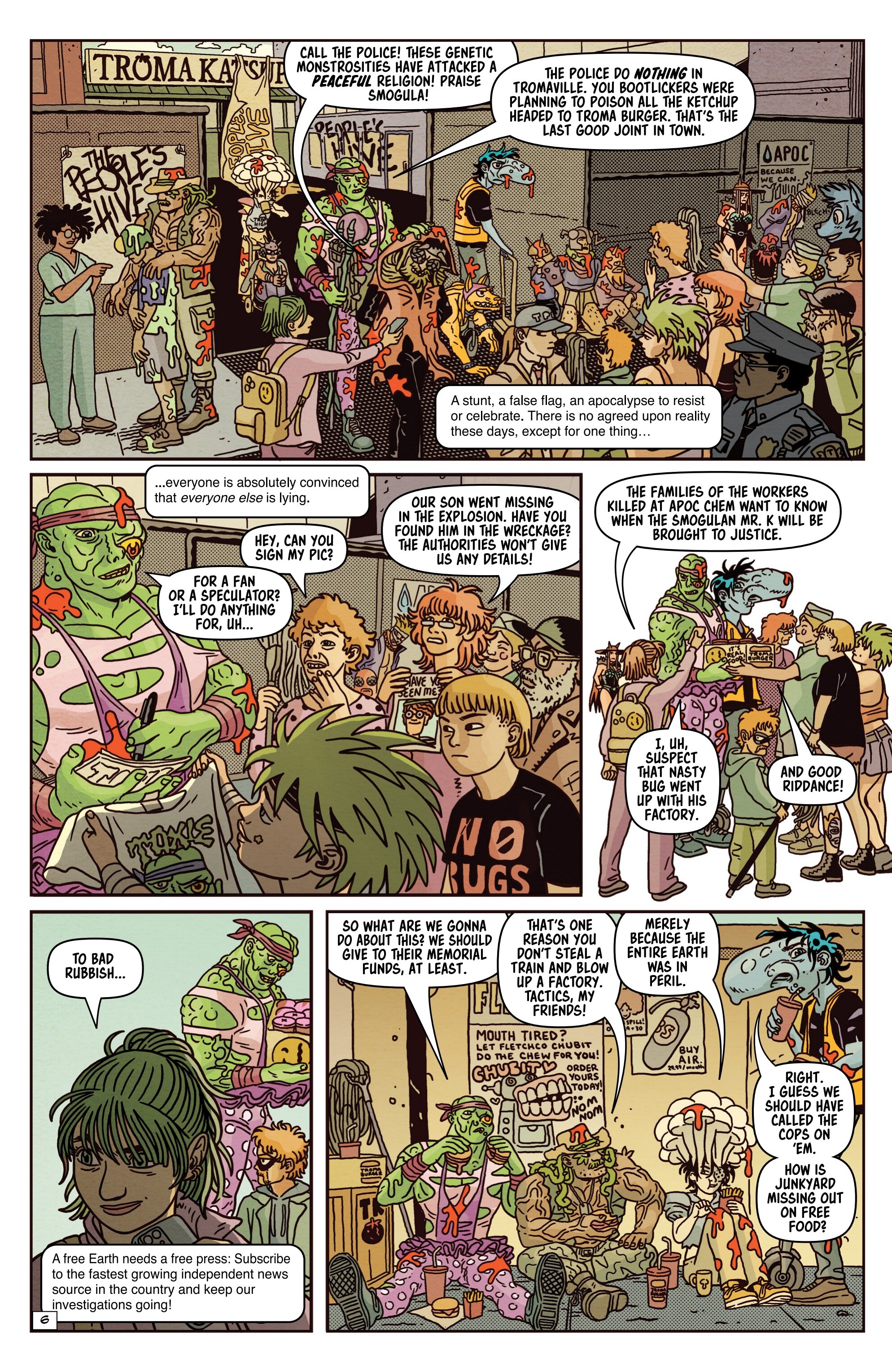 Toxic Crusaders Chapter 3 page 8 - 