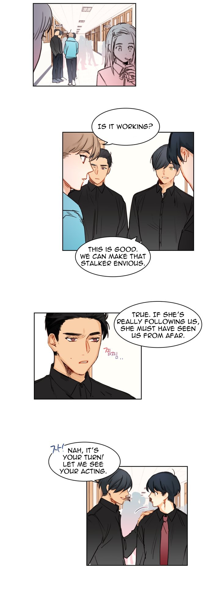 Read Trainees (Colored) chapter 11.1 image 8 on Lezhin