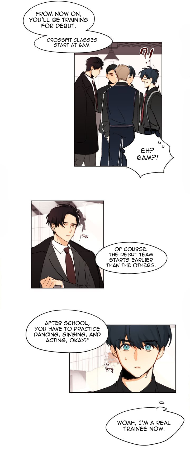 Read Trainees (Colored) chapter 2.1 image 6 on Lezhin