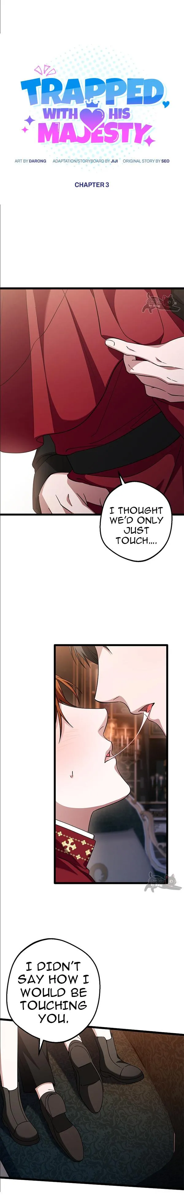 Read Trapped... with His Majesty chapter 3 image 1 on Lezhin
