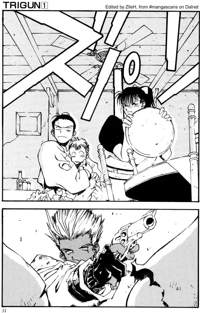 Read Trigun chapter 1 image 16 on Lezhin
