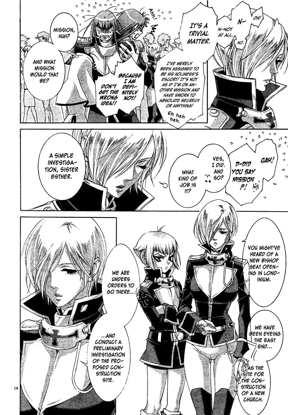Read Trinity Blood chapter 49 image 14 on Lezhin