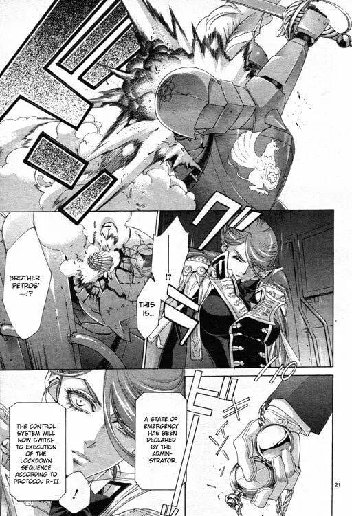 Read Trinity Blood chapter 57 image 20 on Lezhin