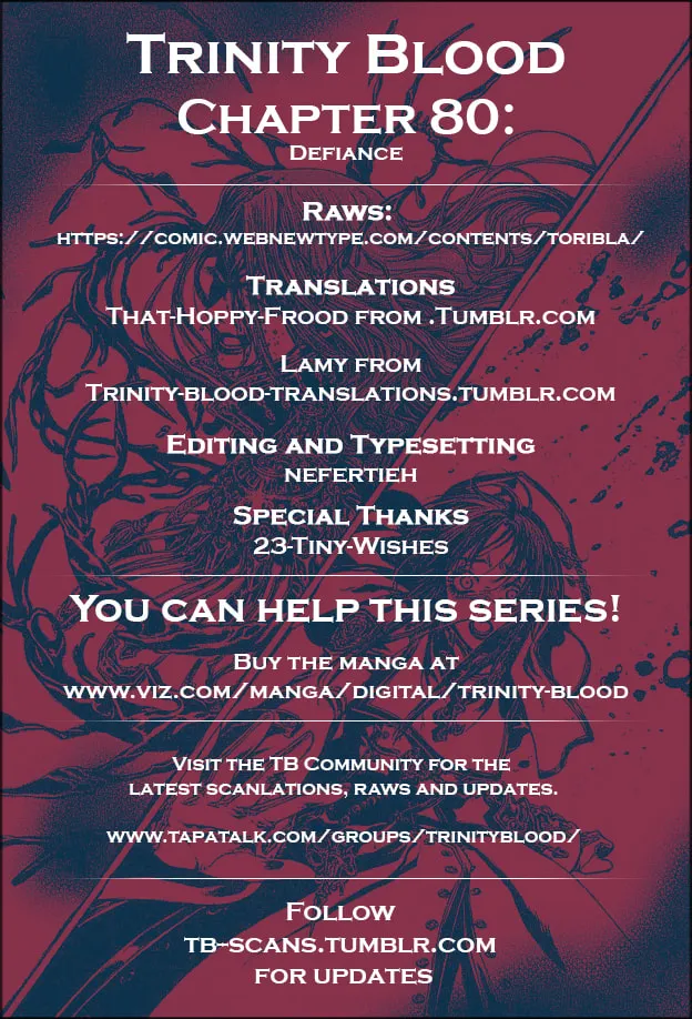 Read Trinity Blood chapter 80 image 56 on Lezhin