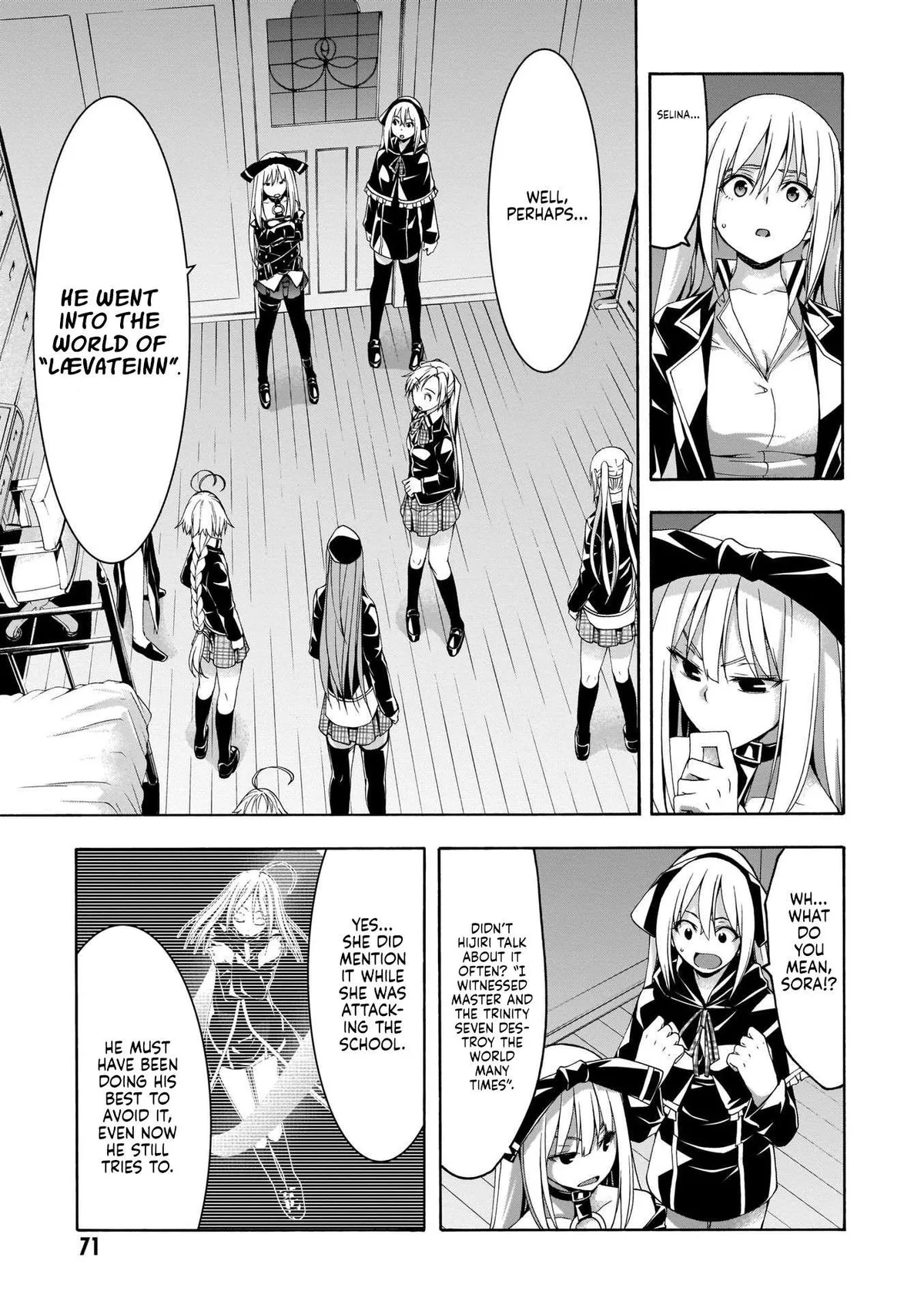 Trinity Seven: 7-Nin No Mahoutsukai Chapter 111 page 6 - 