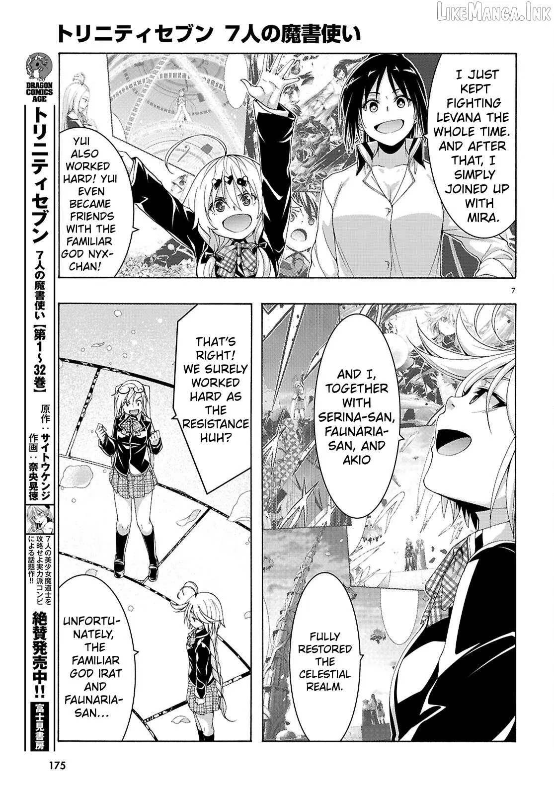 Trinity Seven: 7-Nin No Mahoutsukai Chapter 165 page 8 - 