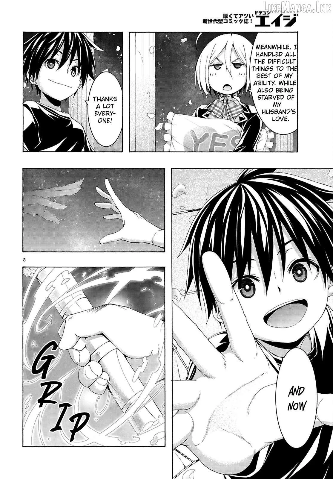 Trinity Seven: 7-Nin No Mahoutsukai Chapter 165 page 9 - 
