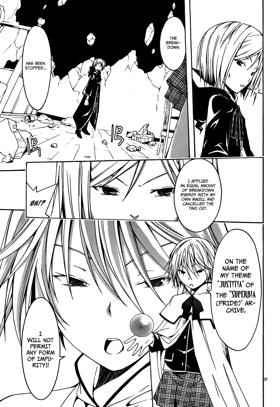 Trinity Seven: 7-Nin No Mahoutsukai Chapter 2.98 page 37 - 