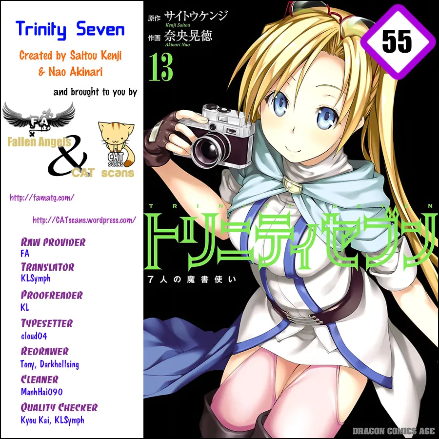 Read Trinity Seven: 7-Nin No Mahoutsukai chapter 55 image 0 on Lezhin