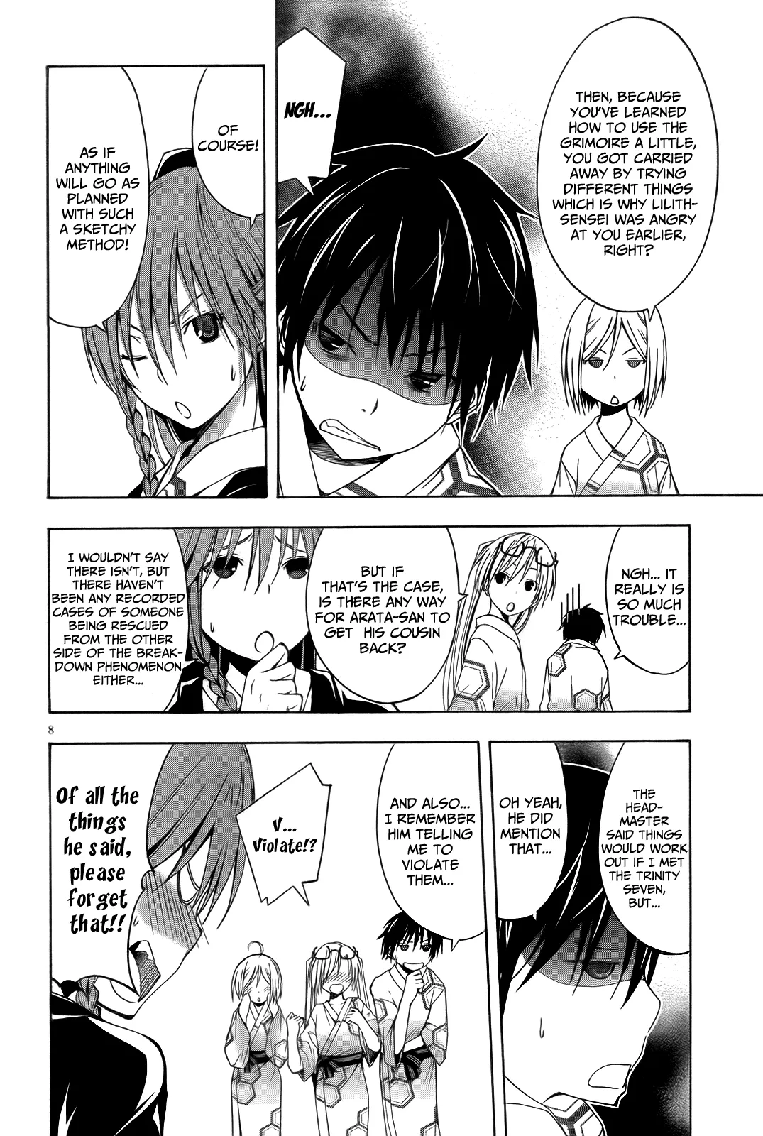 Read Trinity Seven: 7-Nin No Mahoutsukai chapter 6 image 10 on Lezhin
