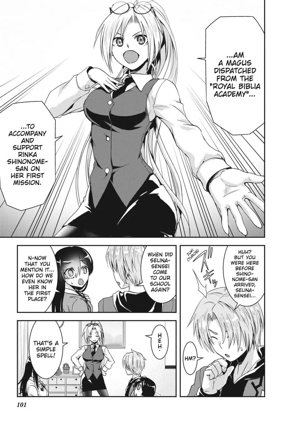Read Trinity Seven - Revision chapter 2 image 22 on Lezhin