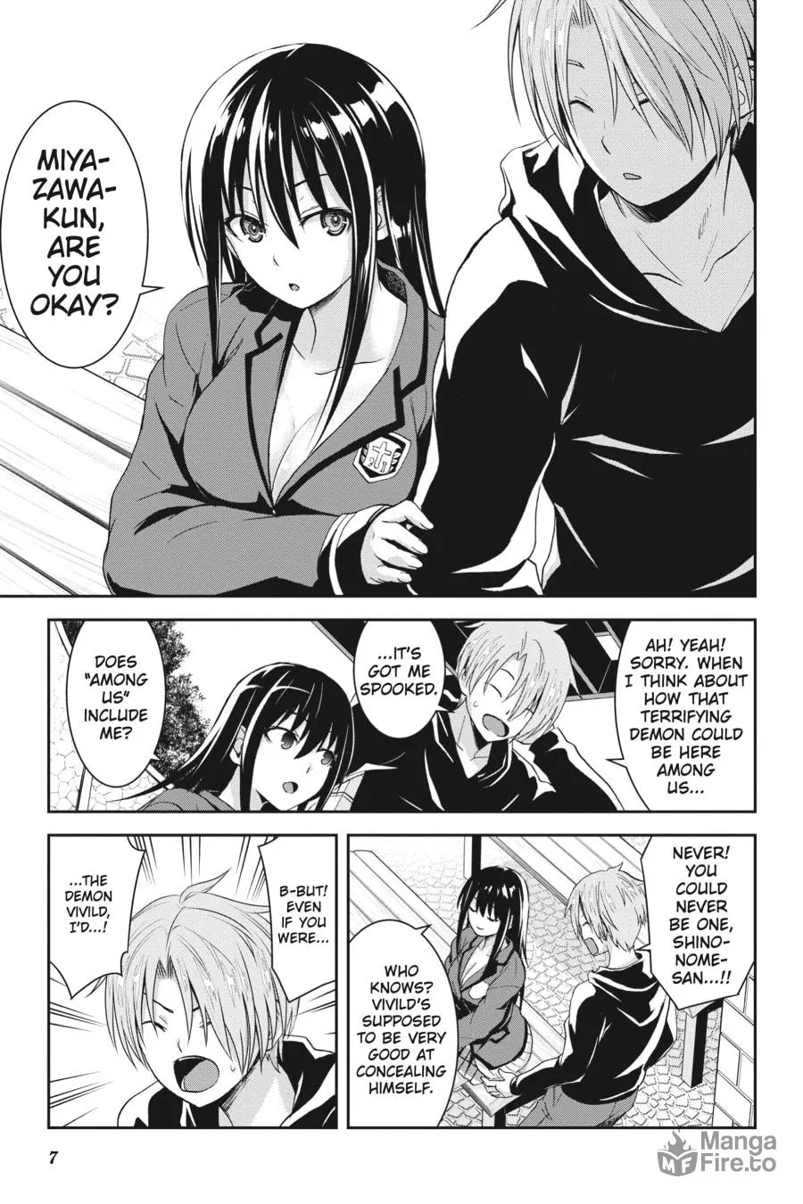 Read Trinity Seven - Revision chapter 4 image 4 on Lezhin