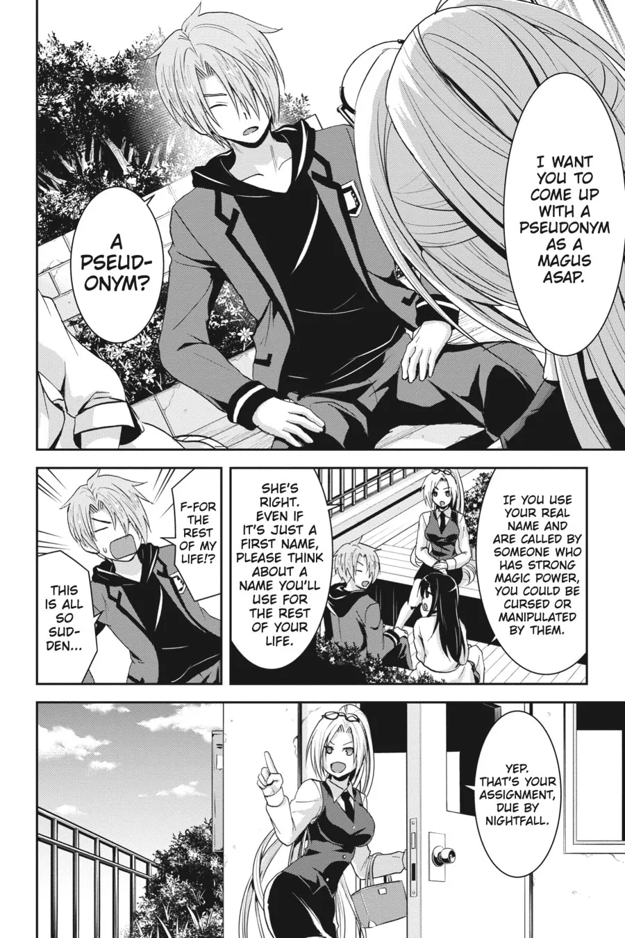 Read Trinity Seven - Revision chapter 5 image 7 on Lezhin
