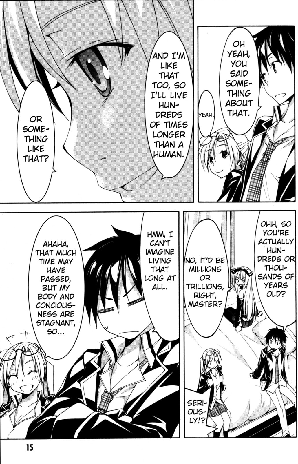 Read Trinity Seven Specials chapter 6 image 16 on Lezhin