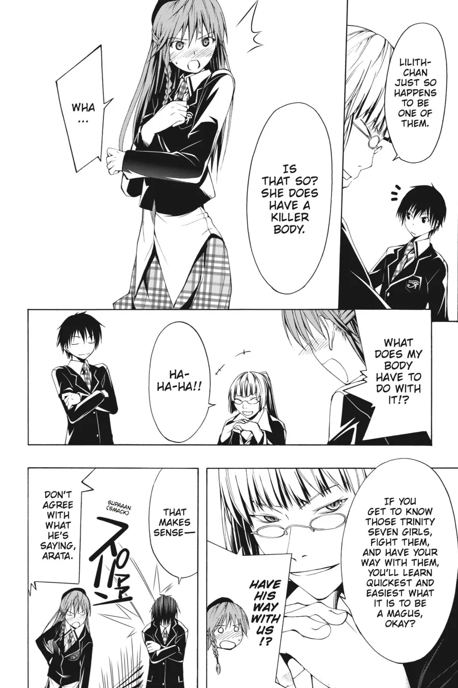 Read Trinity Seven: The Seven Magicians chapter 1 image 12 on Lezhin
