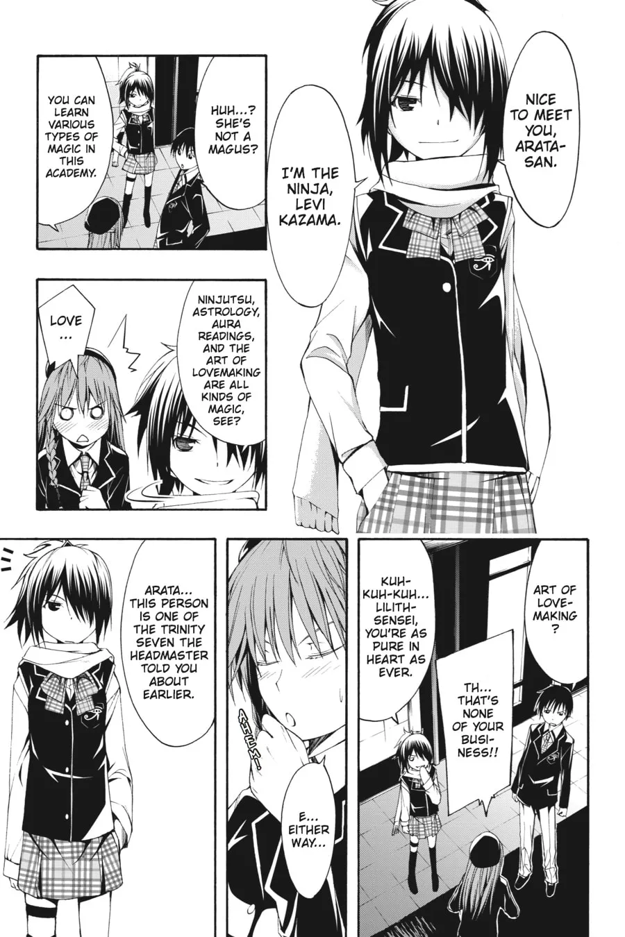 Read Trinity Seven: The Seven Magicians chapter 1 image 15 on Lezhin