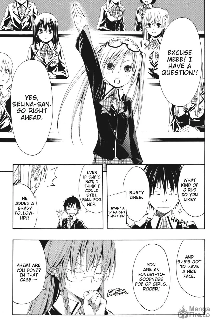 Read Trinity Seven: The Seven Magicians chapter 1 image 4 on Lezhin
