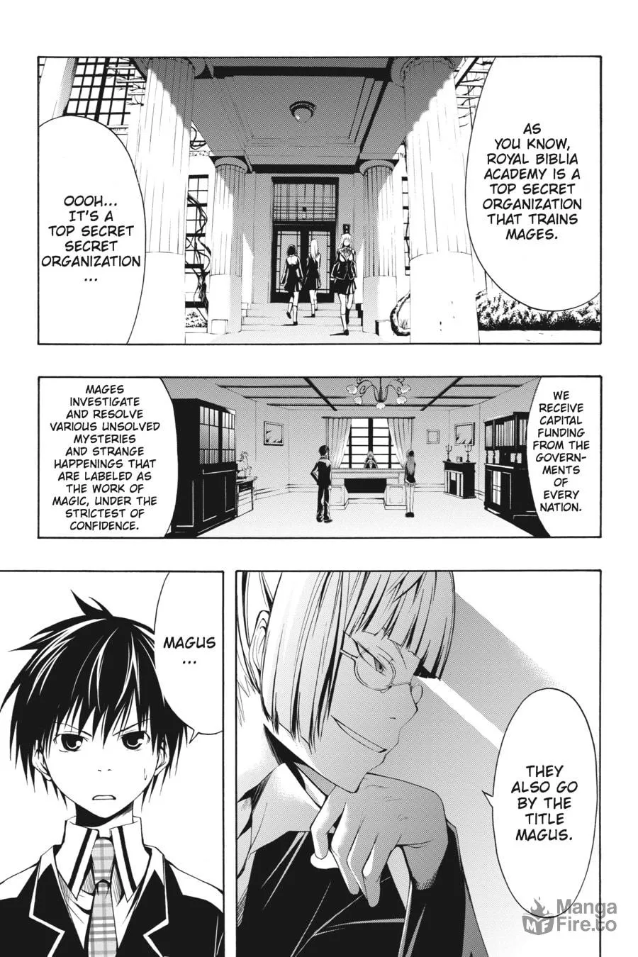 Read Trinity Seven: The Seven Magicians chapter 1 image 8 on Lezhin