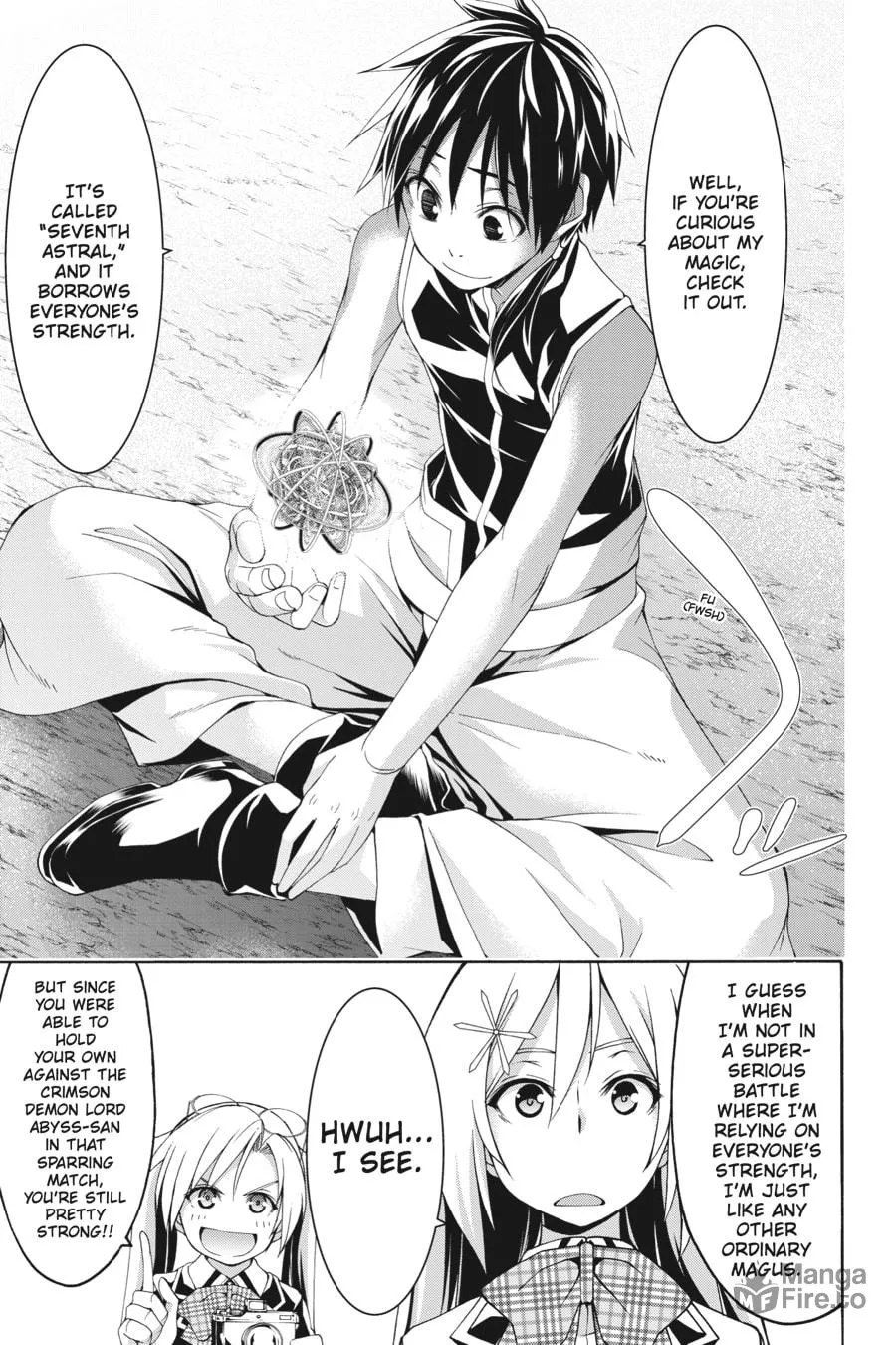 Read Trinity Seven: The Seven Magicians chapter 102 image 8 on Lezhin