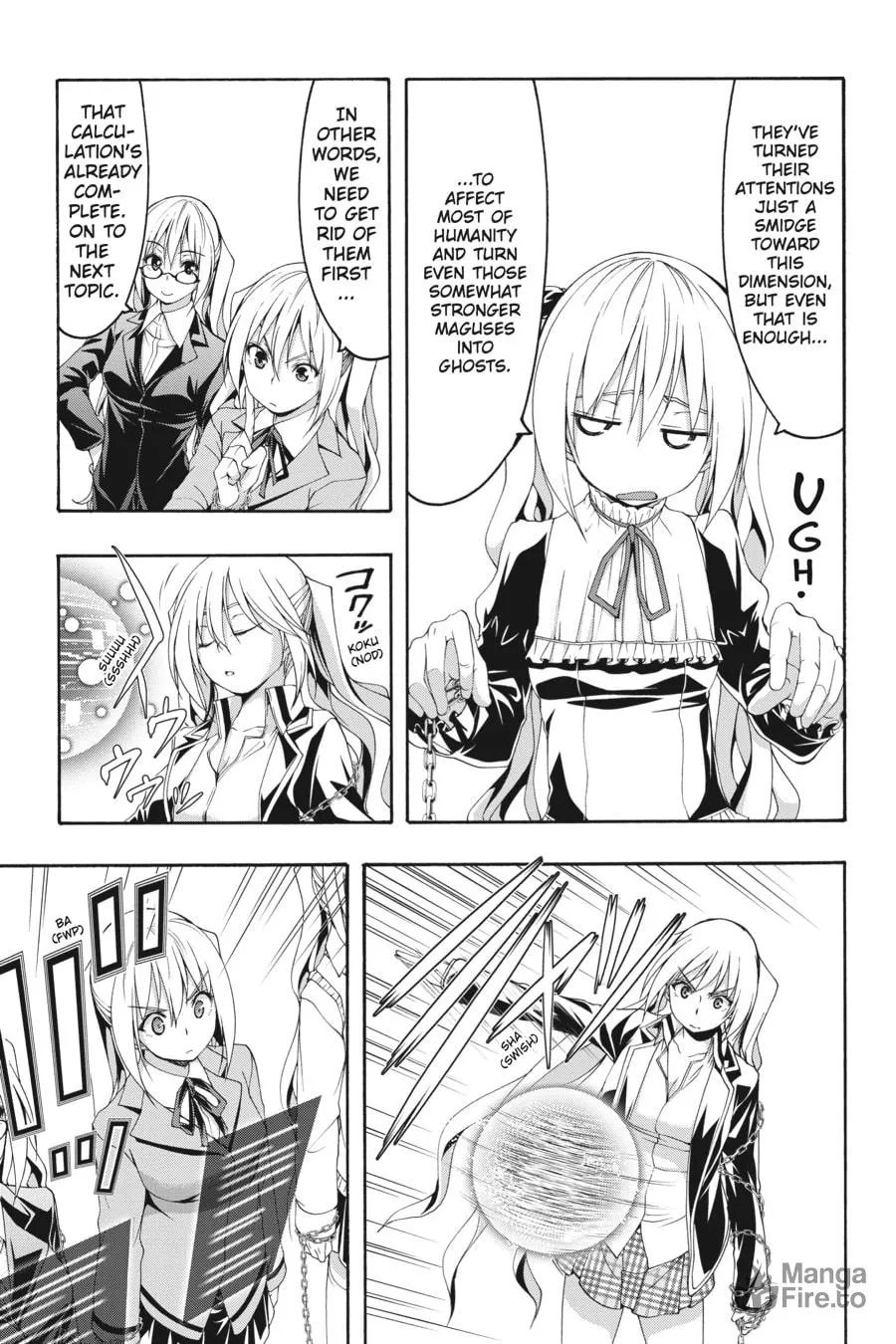 Read Trinity Seven: The Seven Magicians chapter 115 image 8 on Lezhin