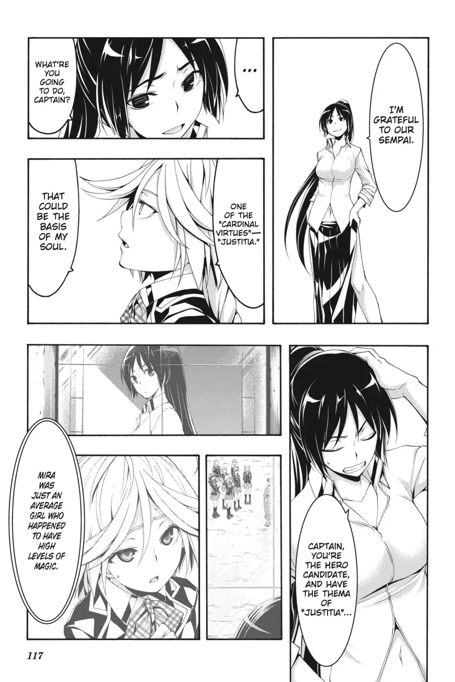 Read Trinity Seven: The Seven Magicians chapter 117 image 12 on Lezhin