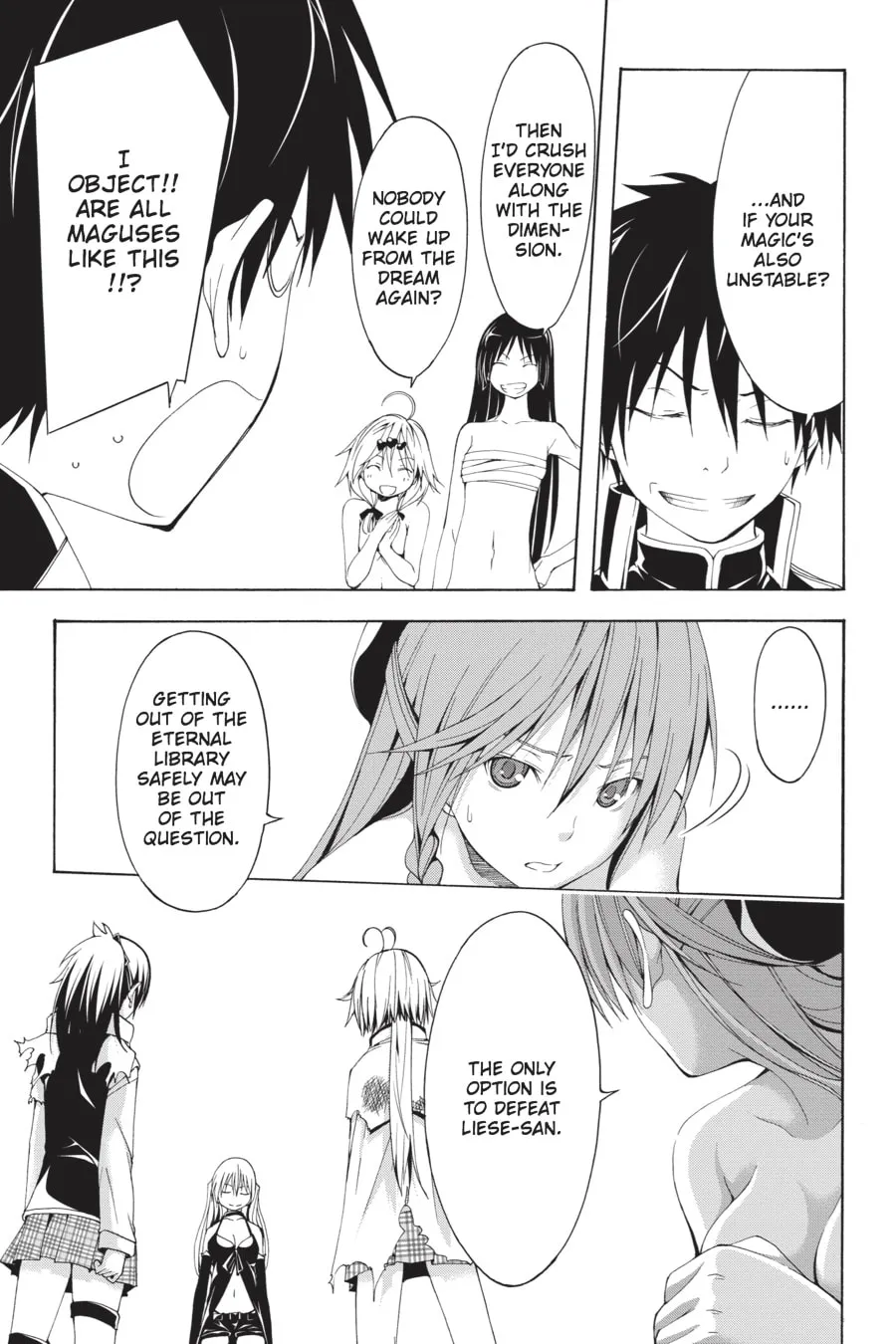 Read Trinity Seven: The Seven Magicians chapter 13 image 18 on Lezhin