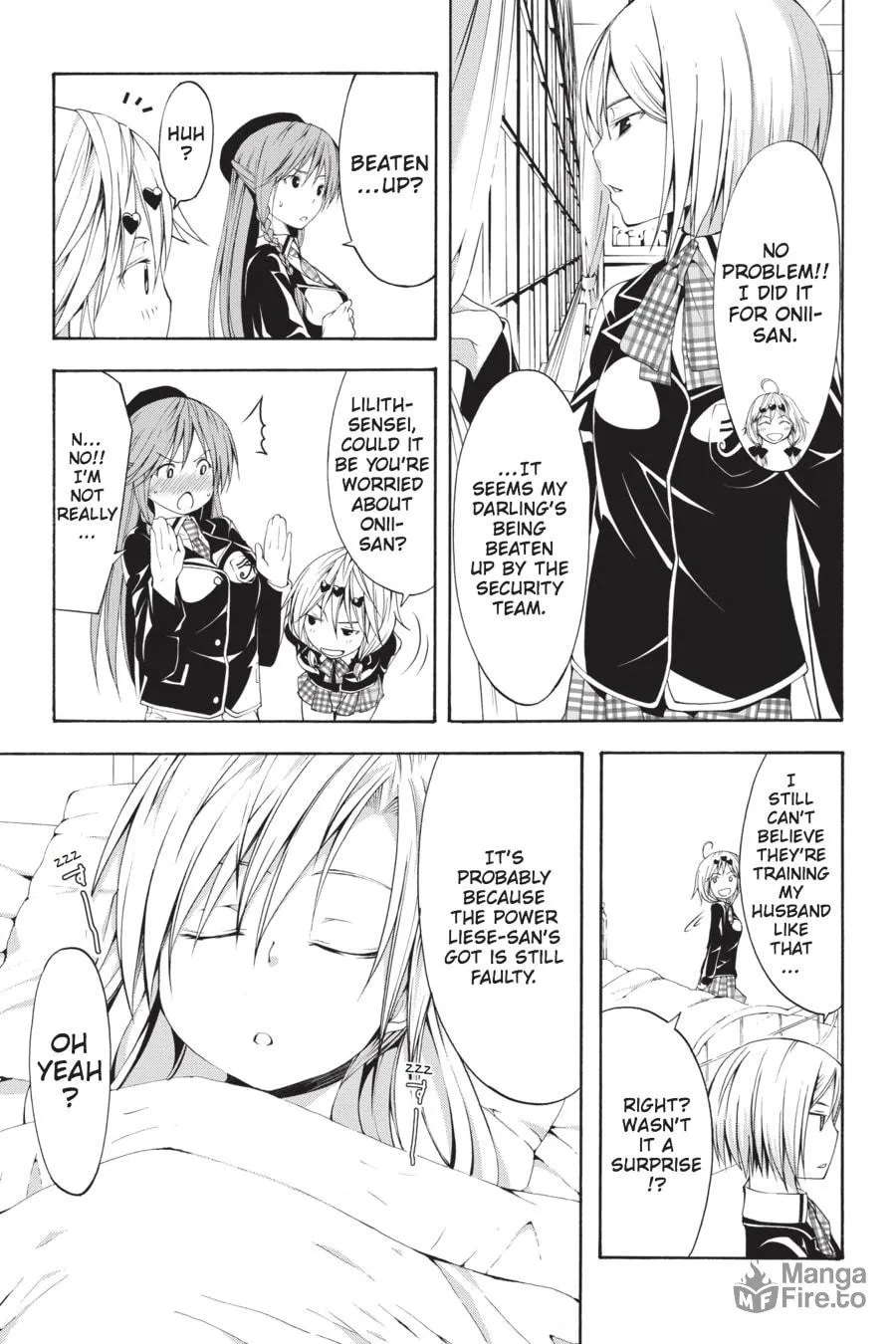 Read Trinity Seven: The Seven Magicians chapter 14 image 14 on Lezhin