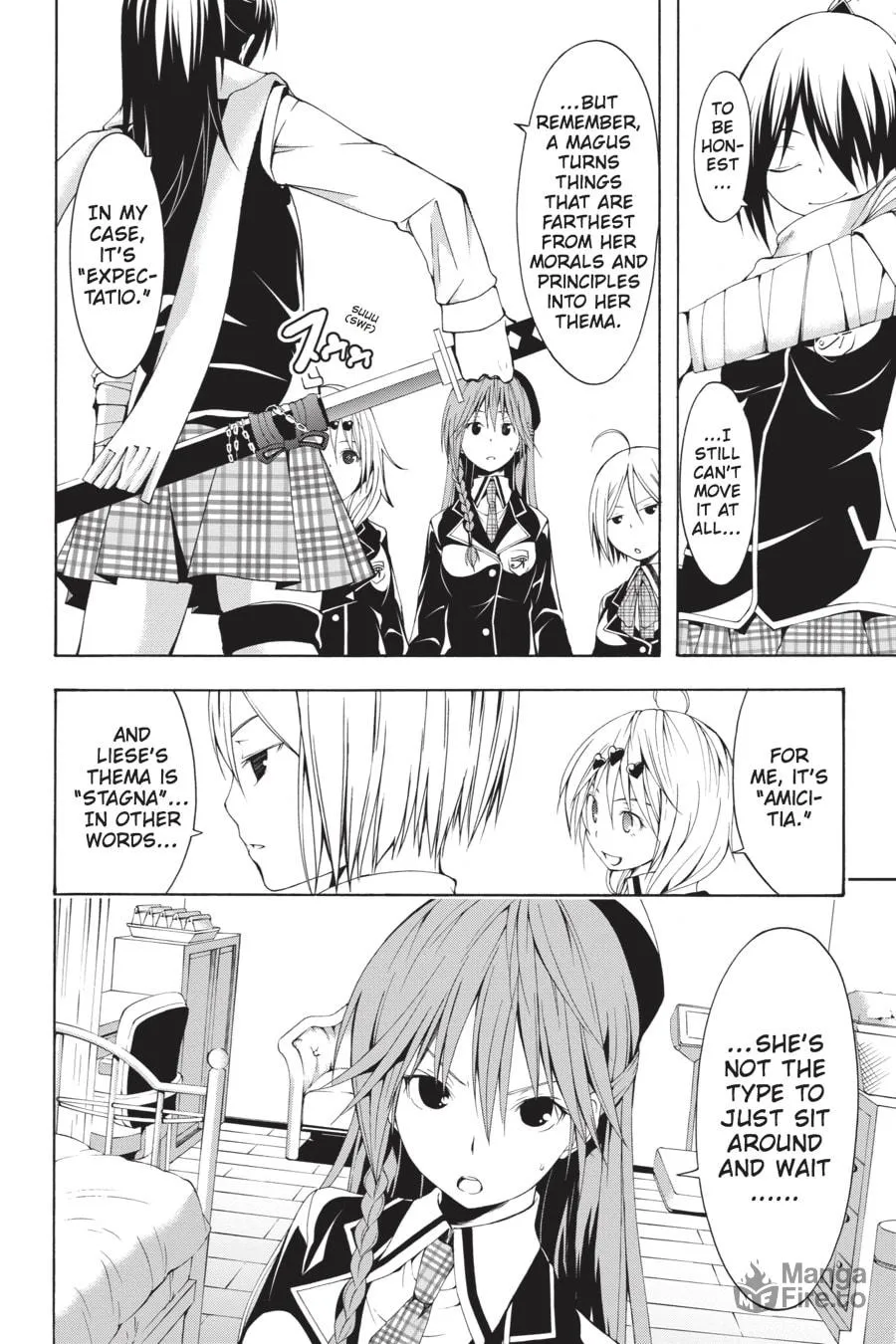 Read Trinity Seven: The Seven Magicians chapter 14 image 17 on Lezhin