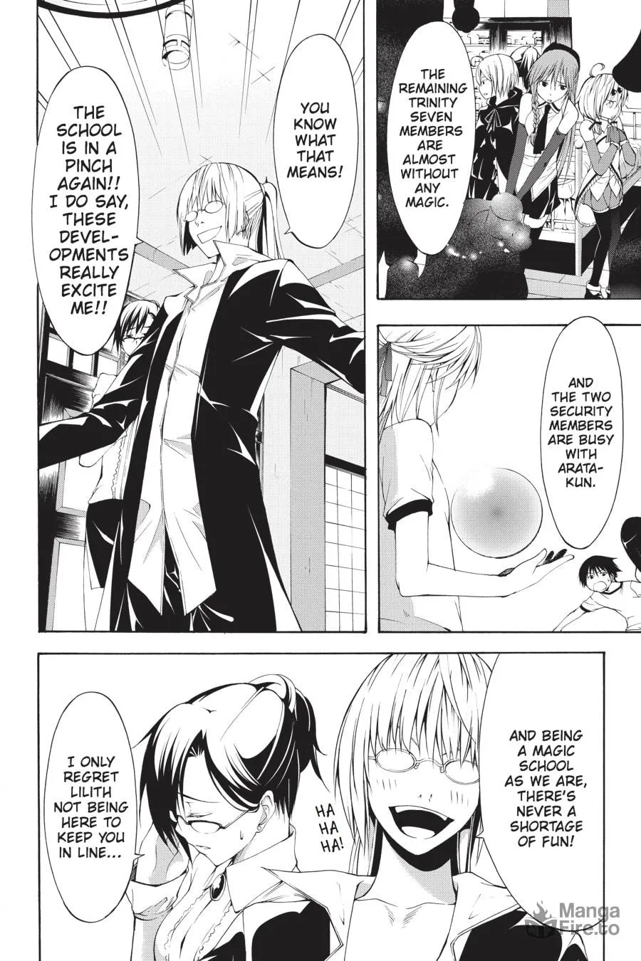 Read Trinity Seven: The Seven Magicians chapter 14 image 24 on Lezhin