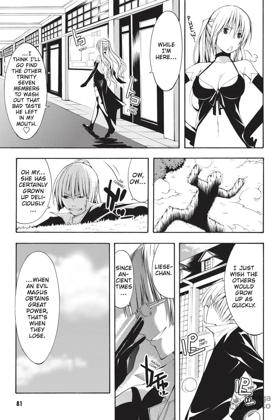Read Trinity Seven: The Seven Magicians chapter 15 image 14 on Lezhin