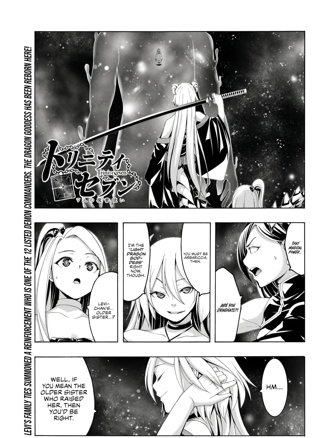 Read Trinity Seven: The Seven Magicians chapter 154 image 1 on Lezhin