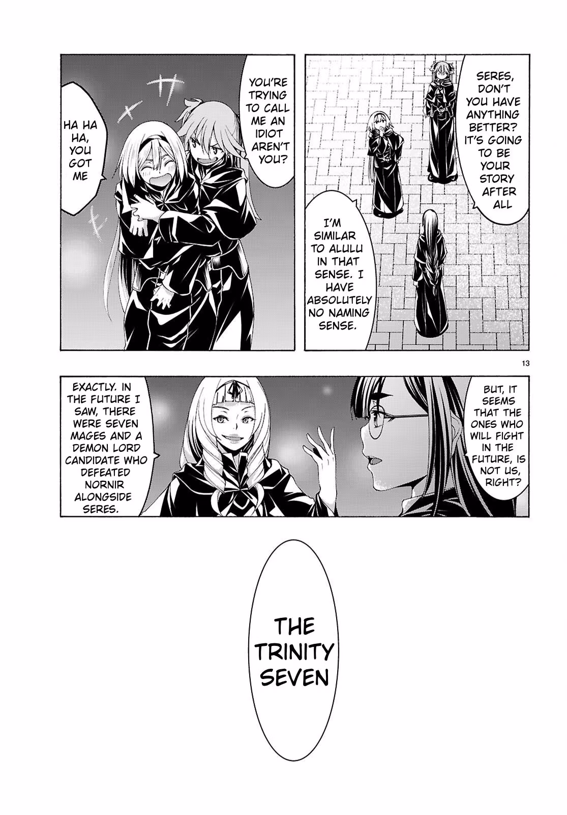 Read Trinity Seven: The Seven Magicians chapter 163 image 13 on Lezhin