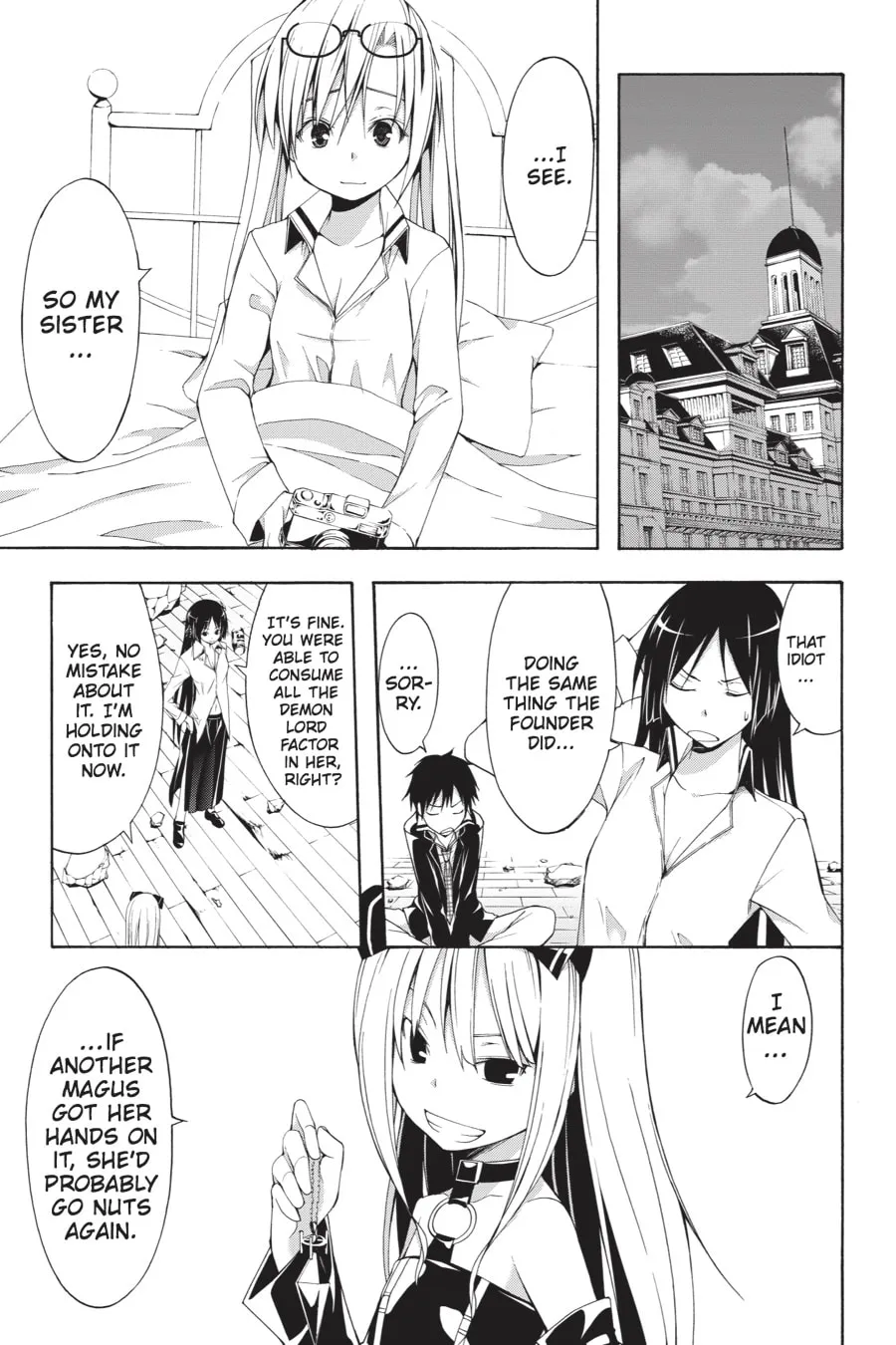 Read Trinity Seven: The Seven Magicians chapter 17 image 25 on Lezhin