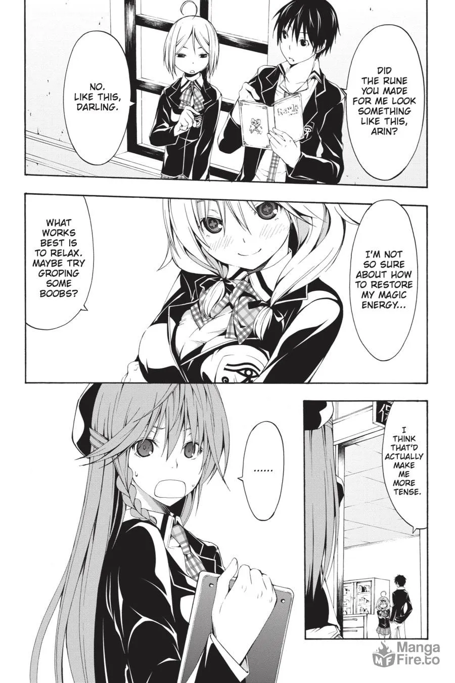 Read Trinity Seven: The Seven Magicians chapter 18 image 2 on Lezhin