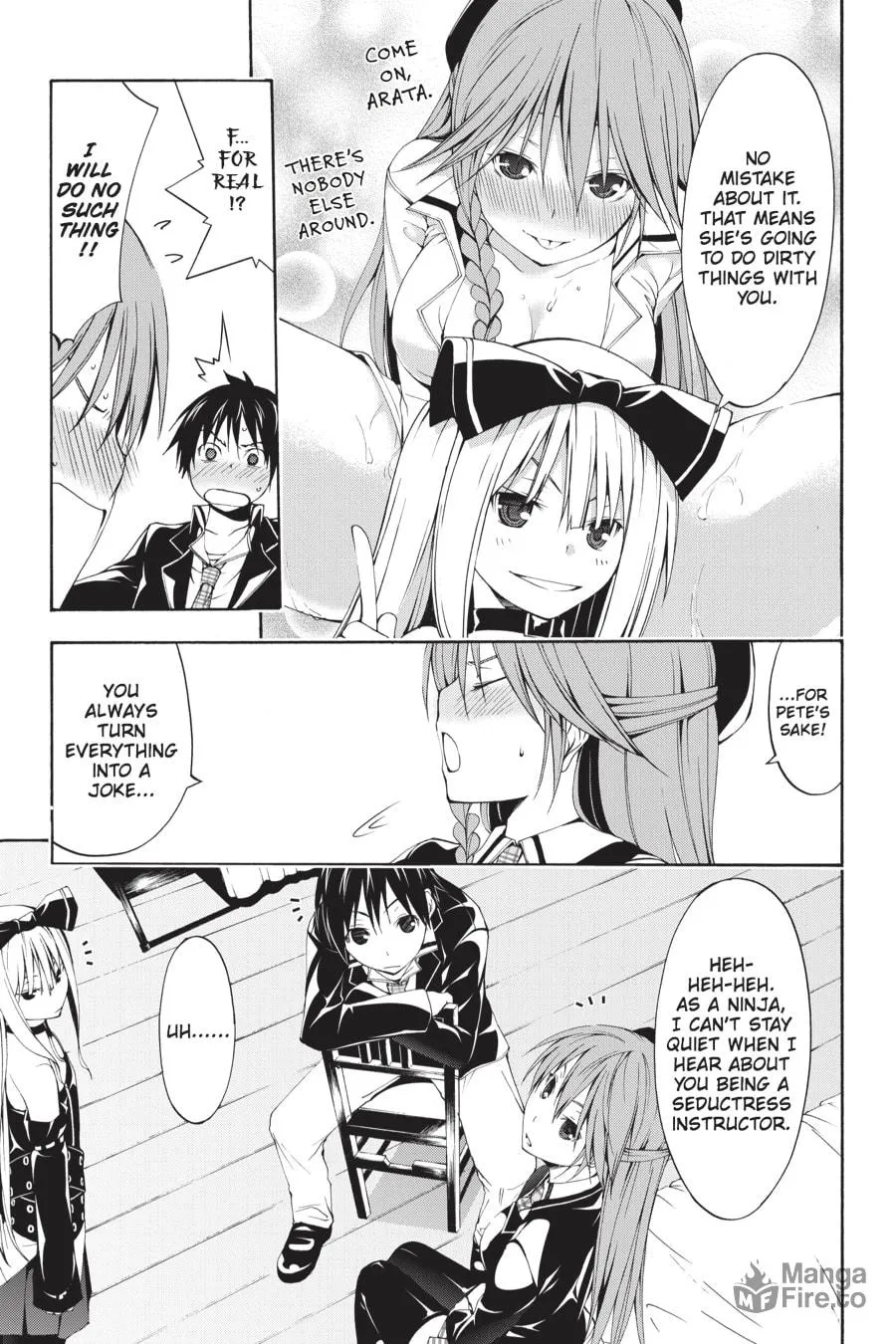 Read Trinity Seven: The Seven Magicians chapter 18 image 8 on Lezhin