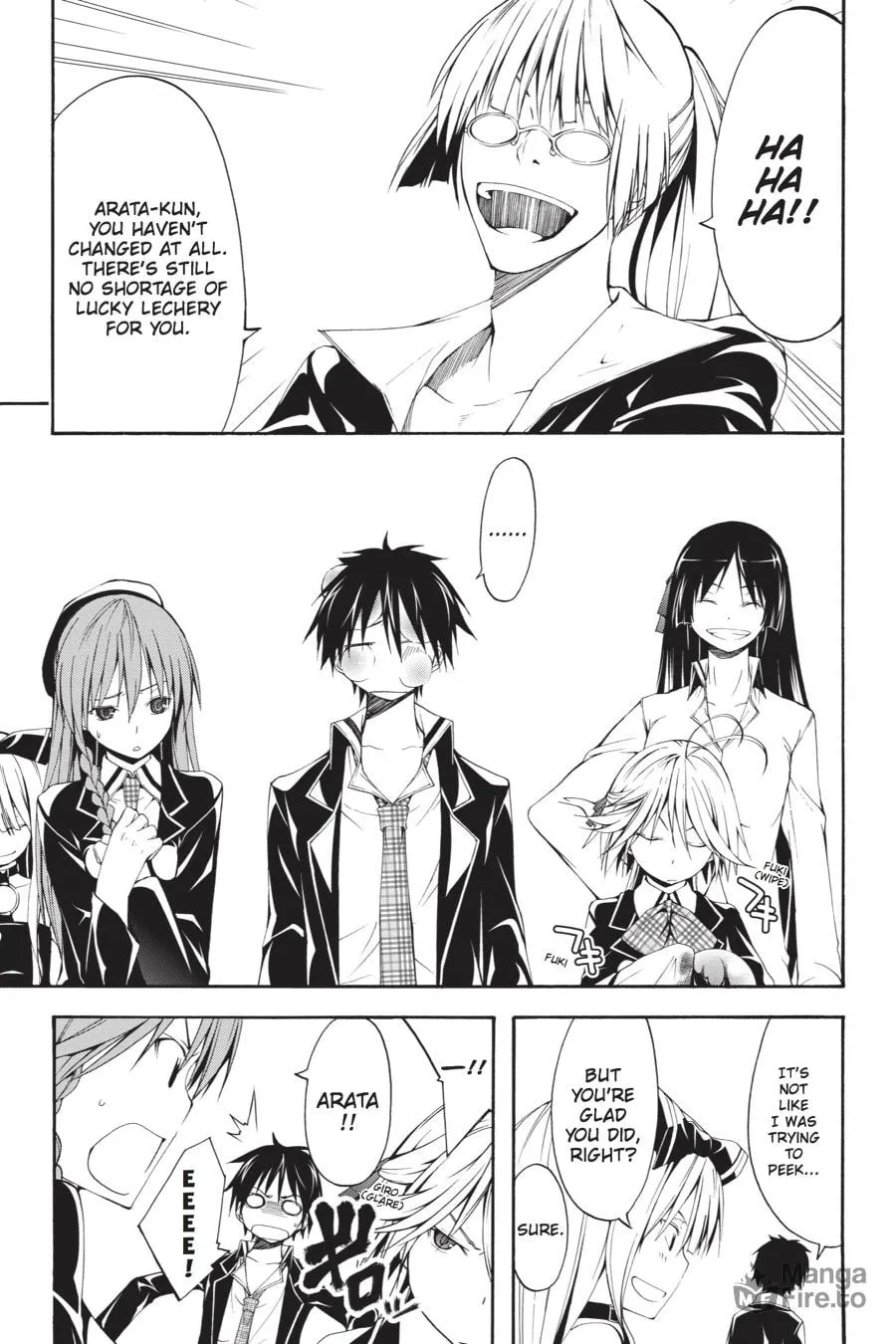 Read Trinity Seven: The Seven Magicians chapter 19 image 4 on Lezhin